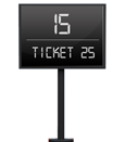 Counter Identification LCD